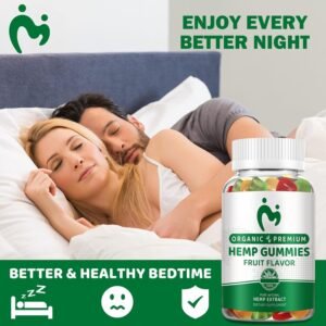 (2 Pack) Hemp Gummies for Pain Sleep Relax Anxiety 100% Natural Pure Extra Strength Organic Hemp Oil Extract Edible Vegan Low Sugar Hemp Gummy for Adults - Image 3