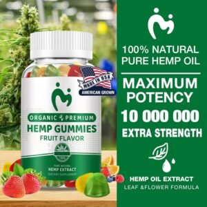 (2 Pack) Hemp Gummies for Pain Sleep Relax Anxiety 100% Natural Pure Extra Strength Organic Hemp Oil Extract Edible Vegan Low Sugar Hemp Gummy for Adults - Image 5
