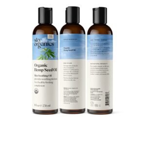 Sky Organics Organic Hemp Seed Oil for Face, 100% Pure & Cold-Pressed USDA Certified Organic to Nourish, Soothe, 8 fl. Oz. - Image 7