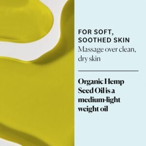 Sky Organics Organic Hemp Seed Oil for Face, 100% Pure & Cold-Pressed USDA Certified Organic to Nourish, Soothe, 8 fl. Oz. - Image 3