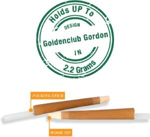 25 Pack Pre Rolled Cones With Wood Tips, King Size Rolling Papers, Slow Burning Pre Roll Cones (25 Pack, King Size) - Image 4
