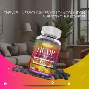 Hemp Gummies Neuropathy Nerve Support Supplement High Potency - Natural Health Pure Extra Strength with Hemp Oil Extract Vegan Edibles for Adults Vegan, Low Sugar, Made in USA - Image 4