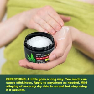 ENVISHA 2 Pack Hemp Cream by Ceessting - For Men and Women - Hydrating and Moisturizing for Skin - 4 oz - Image 8