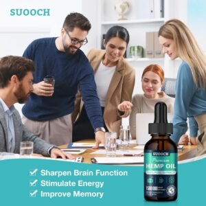 Hemp Oil Drops for Sleep, Premium Organic Maximum Strength, High Potency 100% Natural, Pain Relief 2 Pack - Image 5