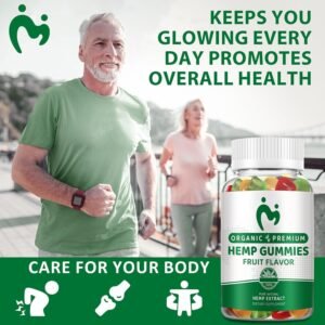 (2 Pack) Hemp Gummies for Pain Sleep Relax Anxiety 100% Natural Pure Extra Strength Organic Hemp Oil Extract Edible Vegan Low Sugar Hemp Gummy for Adults - Image 4