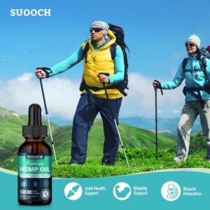 Hemp Oil Drops for Sleep, Premium Organic Maximum Strength, High Potency 100% Natural, Pain Relief 2 Pack - Image 3