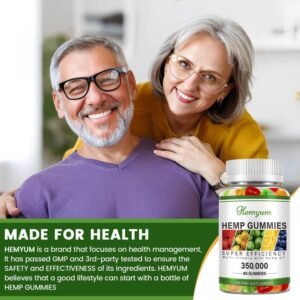 Hemp Gummies 3 Packs - for Sleep, Pain, Anxiety - High Potency Pure Organic Hemp Supplement - with Natural Hemp Oil Extract Gummy Edibles Vegan, Non-GMO - Image 7