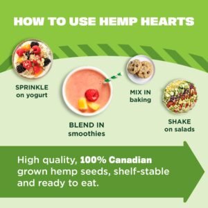 Manitoba Harvest Organic Hemp Hearts, 12oz, 10g Plant Based Protein and 12g Omega 3 & 6 per Srv, Smoothies, yogurt & salad, Non-GMO, Vegan, Keto, Paleo, Gluten Free - Image 4