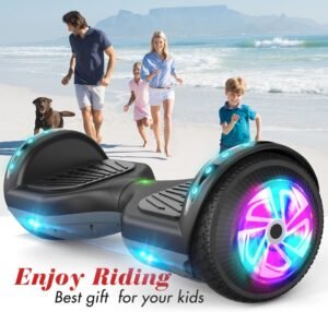 CBD Scooter with Dazzling LED Lights,6.5" Wheels,Headlight, Dual 300W Motors for Kids, Girls, Boys of All Ages on All Roads - Image 7