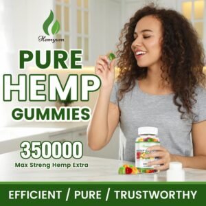Hemp Gummies 3 Packs - for Sleep, Pain, Anxiety - High Potency Pure Organic Hemp Supplement - with Natural Hemp Oil Extract Gummy Edibles Vegan, Non-GMO - Image 8