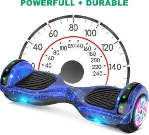 CBD Scooter with Corlorful LED Lights,6.5" Wheels, Dual 300W Motor Scooter for Kids Girls Boys Adults, All Ages - Image 2