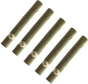 ZIG-ZAG Pre Rolled Cones - Palm Mini Rolls (5 Pack) - Grape Flavor - Natural Palm Cone Rolling Papers - Image 2