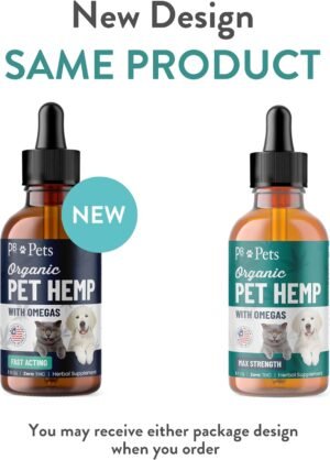 Organic Hemp Oil for Dogs and Cats - Liquid Supplement for Calming, Hip & Joint Support, and Overall Wellness - Made in USA - Image 8