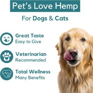 Organic Hemp Oil for Dogs and Cats - Liquid Supplement for Calming, Hip & Joint Support, and Overall Wellness - Made in USA - Image 5