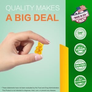 Hemp Gummies Advanced Extra Strength Infused Natural Organic Hemp Oil Extract for Stress Reduction, for Adult Relaxation Vegan Non-GMO Zero ÇBD Oil Low Sugar Made in USA - Image 6