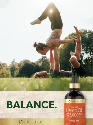 Carlyle Hemp Seed Oil 925000 mcg | Vegetarian, Non-GMO, Gluten Free | Cold Pressed - Image 7