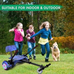 CBD Scooter with Corlorful LED Lights,6.5" Wheels, Dual 300W Motor Scooter for Kids Girls Boys Adults, All Ages - Image 6