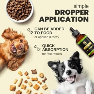 Hemp Oil for Dogs and Cats - Helps with Anxiety, Pain, Stress, Sleep, Arthritis, Seizures Relief - Hip and Joint Support - Calming Drops - Image 4