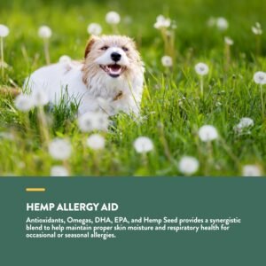 NaturVet Hemp Allergy Aid Supplement for Dogs, Hemp Seed, Antioxidants, Omegas, Dha & Epa for Healthy Skin & Respiratory Health, 60 Count - Image 4