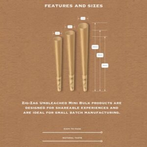 Zig-Zag Rolling Papers - Unbleached Filter Tips - Original Size - 5 Pack (50 Tips/Pack) - Image 5