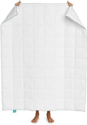 Eddie Bauer Throw with Hemp CBD, White, ONE SIZE - Image 2