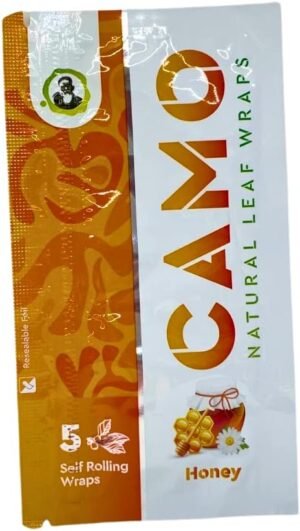 Afghan Natural Leaf Wraps CAMO Wraps Variety 11 Packs Watermelon, Blueberry, Chocolate, Grape, Mango, Vanilla, Green Apple, Peach, Guava, Russian Cream and Honey with an Official Camo Cones Sticker - Image 3
