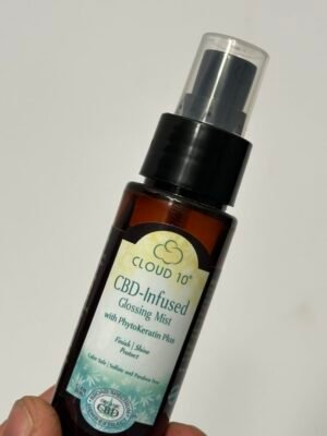 CLOUD 10° CBD-Infused Glossing Mist with PhytoKeratin Plus – Finishing Shine & Protection – Color Safe, Sulfate & Paraben Free - Image 9