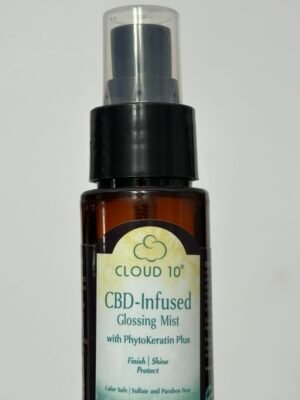 CLOUD 10° CBD-Infused Glossing Mist with PhytoKeratin Plus – Finishing Shine & Protection – Color Safe, Sulfate & Paraben Free