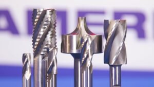 Drill America CBD 1/4" Carbide End Mill 4 Flute 5/8" Flute Length 3-1/2" Overall Length TICN Double End Square - Image 7