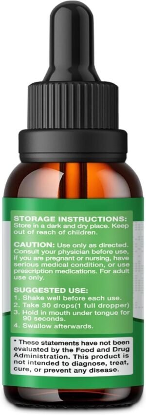 (3 Packs) Hemp Oil High Potency - Maximum Strength Organic Hemp Drops for Adults - Natural Hemp Oils Extract - Hemp Supplements Vegan, Non-GMO - Image 9