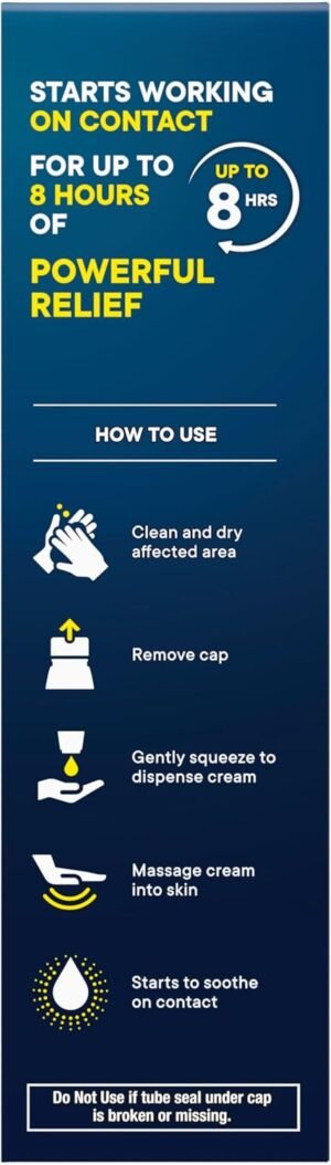 Advil Targeted Relief Pain Relieving Cream, Up to 8 Hours of Powerful Relief of Minor Arthritis Pain, Joint Pain, Lower Back Pain and Muscle Pain - 2.3 oz - Image 15