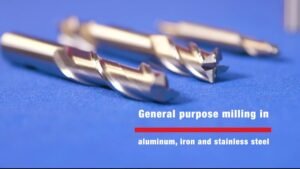 Drill America CBD 1/4" Carbide End Mill 4 Flute 5/8" Flute Length 3-1/2" Overall Length TICN Double End Square - Image 6