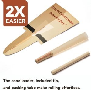 Cones Rolling Papers Pre Rolled Paper Cones 1 1/4 Size - 50 Pack Preroll Pre Rolls Paper with Filter Tips and Packing Tubes Included - Image 6