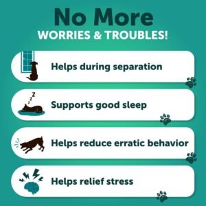 Hemp Calming Chews for Dogs - Dog Calming Chews - Dog Anxiety Relief Treats with Hemp Oil, Turmeric, Valerian, Ginger - Health and Wellness Supplements for Dogs - Hip and Joint Support - 120 Treats - Image 3
