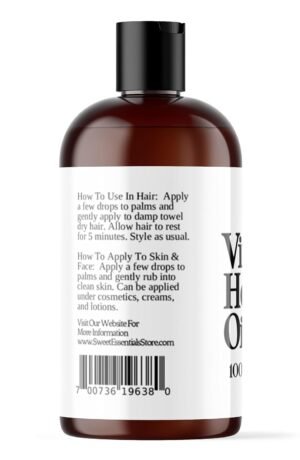 Organic Extra Virgin Unrefined Hemp Seed Oil (Food Grade) - 4oz - Imported From Canada - 100% Pure Cold Pressed - Offers Relief From Dry & Cracked Skin, Eczema, Psoriasis, & All Common Skin Conditions - Image 2