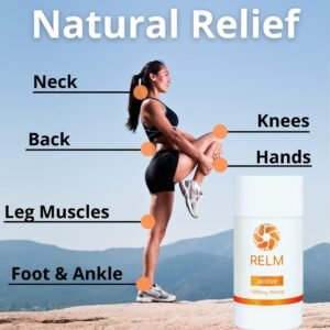 Hemp Cream for Muscles, Joints, Nerves and Skin - Fast-Acting Relief - Relm Active Hemp Stick, 1000mg 3oz - Image 7