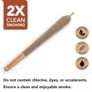 Cones Rolling Papers Pre Rolled Paper Cones 1 1/4 Size - 50 Pack Preroll Pre Rolls Paper with Filter Tips and Packing Tubes Included - Image 2