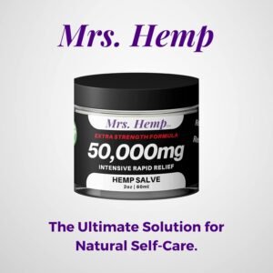 50,000 MG Hemp Extra Strength Healing Salve | Ideal for HIPS, Joints, Neck, Back, Elbows, Fingers, Hands, and Knees. 100% Natural - Proudly Made in USA - Image 2