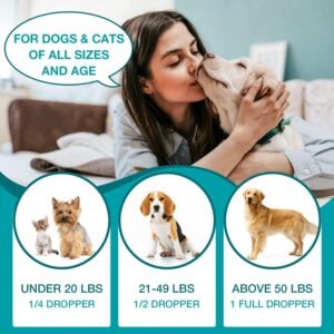 （2Packs ） Organic Hemp Oil for Dogs & Cats Helps Pets with Аnxiety, Pаin, Strеss, Slееp, Аrthritis, Sеizures Rеlief - Skin,Hip & Joint Care - Cаlming Trеats, Pet Hemp Oil Drops - Image 7