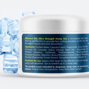 Wellution Hemp Gel - 2,500,000 MCG - (4 Oz) with Hemp Oil Extract, Arnica, Coconut Oil, and Menthol - Made in USA - Image 2