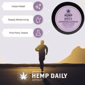 Earthly Body Intensive Cream - Topical Muscle, Knees, Joints, Back, Neck and Shoulder Rub - Organic Ingredients - 1.7 Ounces (Lavender, Pack of 3) - Image 5