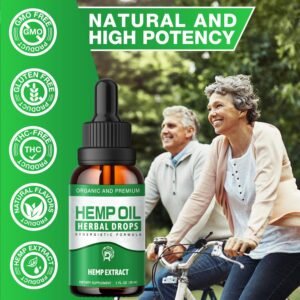 (3 Packs) Hemp Oil High Potency - Maximum Strength Organic Hemp Drops for Adults - Natural Hemp Oils Extract - Hemp Supplements Vegan, Non-GMO - Image 7