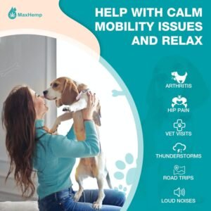 （2Packs ） Organic Hemp Oil for Dogs & Cats Helps Pets with Аnxiety, Pаin, Strеss, Slееp, Аrthritis, Sеizures Rеlief - Skin,Hip & Joint Care - Cаlming Trеats, Pet Hemp Oil Drops - Image 6
