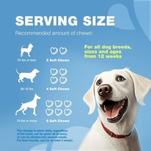 Hemp Calming Chews for Dogs Anxiety - Dog Calming Treats with Melatonin, Valerian Root, Chamomile Extract & Vitamin B Complex - Canine Chews for Vet Visits, Grooming, Travel, Thunderstorms, Fireworks - Image 9