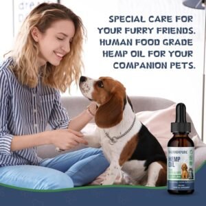 (2 Pack) Hemp Oil for Dogs and Cats - Helps Pets with Anxiety Pain Stress Sleep Arthritis, Seizures Relief Joint Support - Hemp Oil Drops - Calming Treats - Image 7
