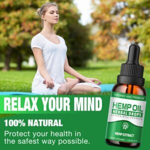 (3 Packs) Hemp Oil High Potency - Maximum Strength Organic Hemp Drops for Adults - Natural Hemp Oils Extract - Hemp Supplements Vegan, Non-GMO - Image 6
