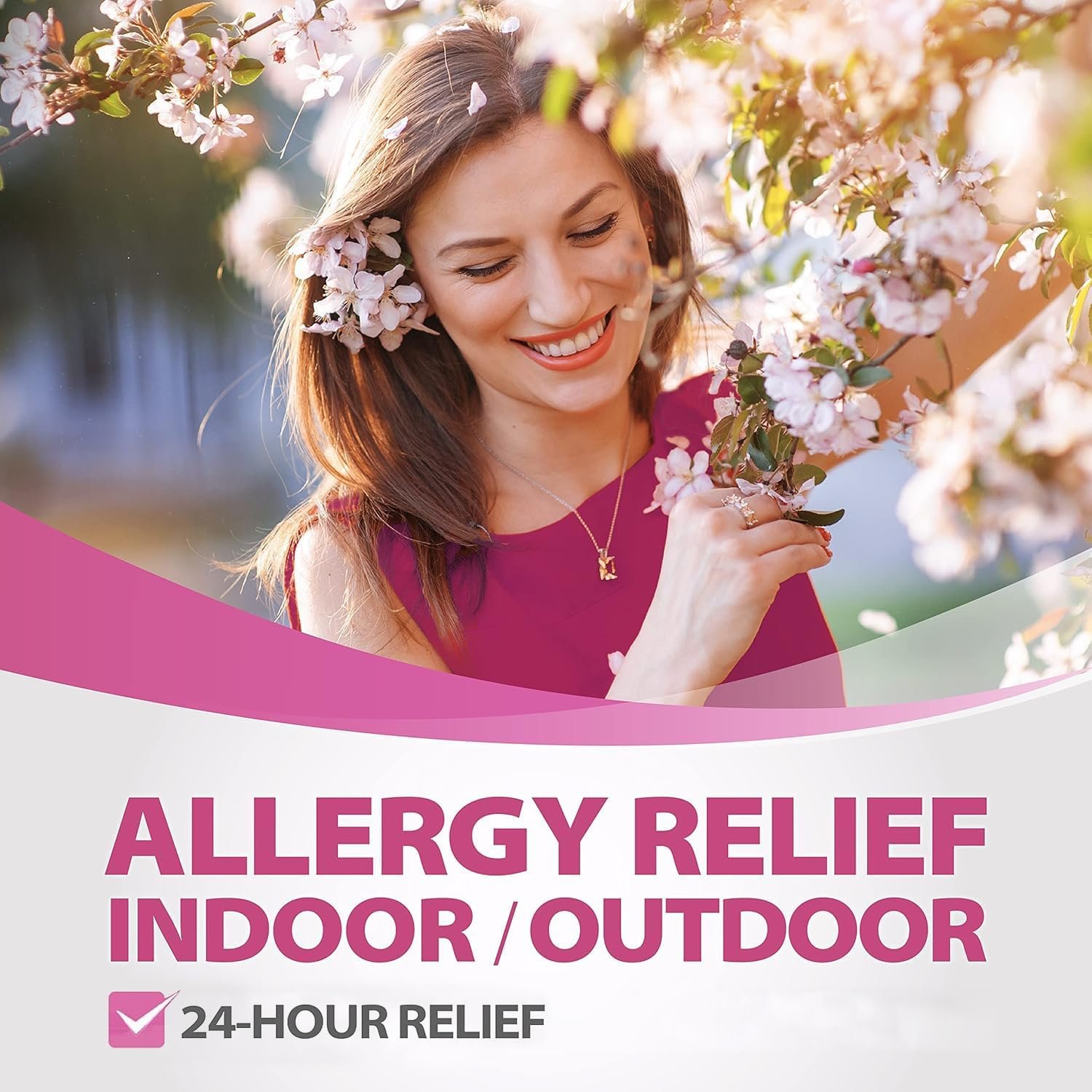 HealthA2Z Fexofenadine Hydrochloride 180mg, Antihistamine for Allergy Relief, 24-Hour Antihistamine for Allergy Relief (120 Count (Pack of 1)) - Image 2