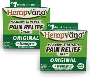 Hempvana Relief Cream 2 Pack with Seed Extract - Relieves Inflammation, Muscle, Joint, Back, Knee, Nerves and Arthritis – Made in USA 4oz Paraben Free, Vegan, Cruelty-Free As Seen On TV - Image 2