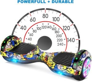 CBD Scooter with Corlorful LED Lights,6.5" Wheels, Dual 300W Motor Scooter for Kids Girls Boys Adults, All Ages - Image 3