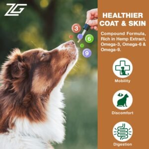 Hemp Oil for Dogs & Cats, Help Anxiety Strees, Hip & Joint Pain Relief, Relax Sleep, Organic Pet Calming Drops (2 Pack) - Image 5